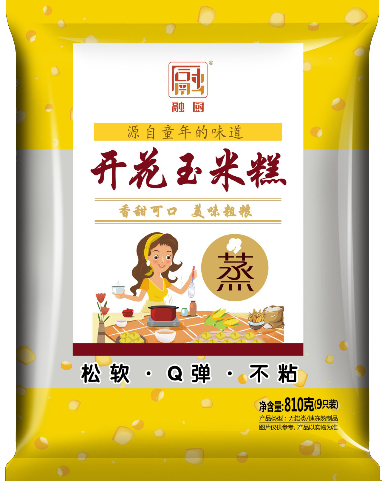 810克开花玉米糕